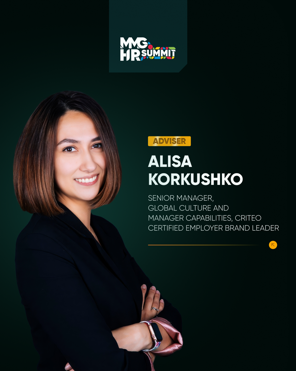 Alisa Korkushko, Adviser